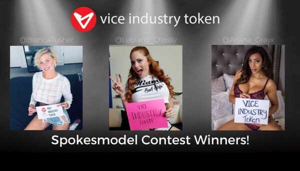 Vice Industry Token Names Gray, Tusher, LeBlanc, as Spokesmodels